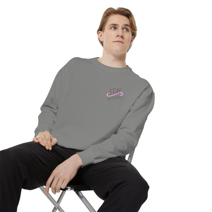 Stay Grounded Cute Cat  Sweatshirt — Women's Casual Crewneck