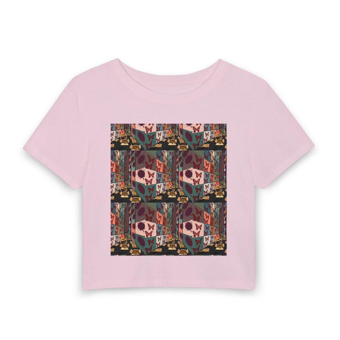 Boho Heart Patchwork Baby Tee