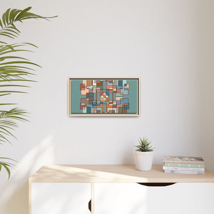Matte Canvas, Framed (Multi-color)