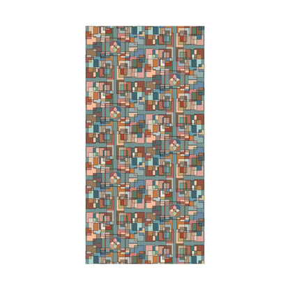 Abstract Geometric Poster — Retro Mid-Century Wall Art