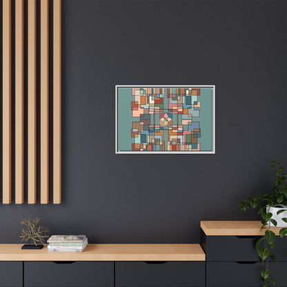 Matte Canvas, Framed (Multi-color)