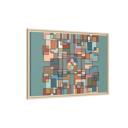 Matte Canvas, Framed (Multi-color)