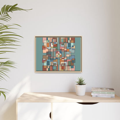 Matte Canvas, Framed (Multi-color)