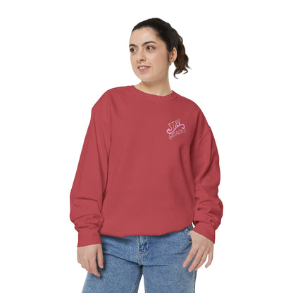 Stay Grounded Cute Cat  Sweatshirt — Women's Casual Crewneck