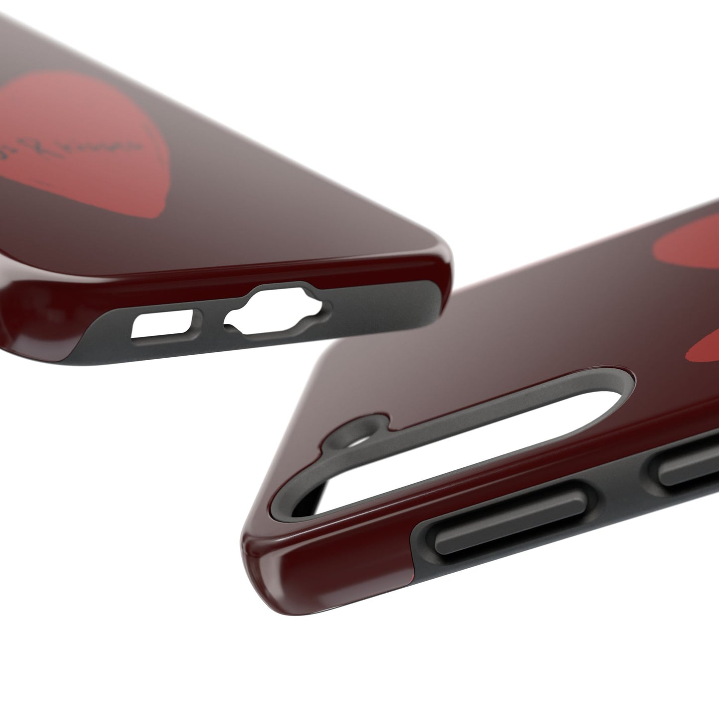 Hugs & Kisses Heart Tough Phone Case