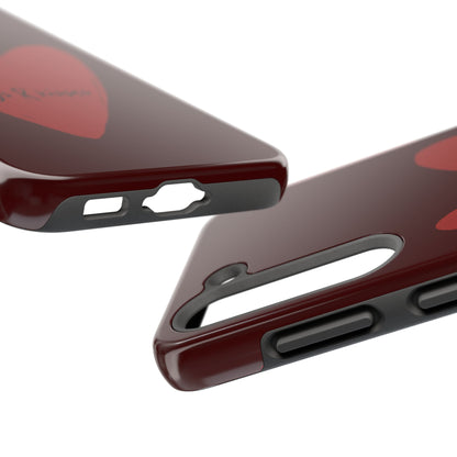 Hugs & Kisses Heart Tough Phone Case