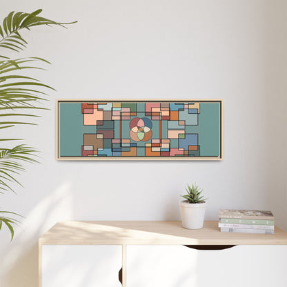 Matte Canvas, Framed (Multi-color)