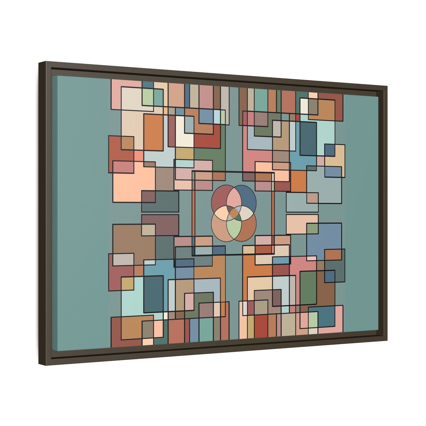 Matte Canvas, Framed (Multi-color)