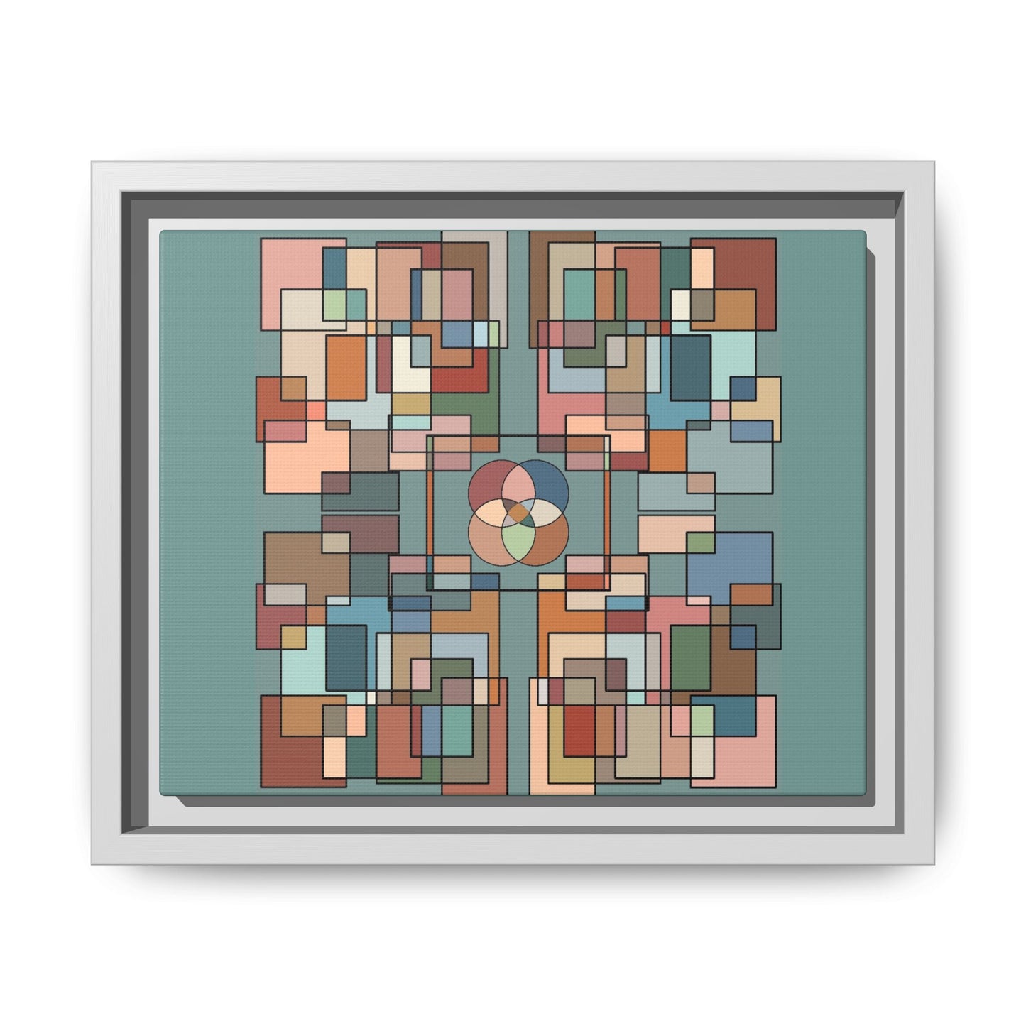 Matte Canvas, Framed (Multi-color)