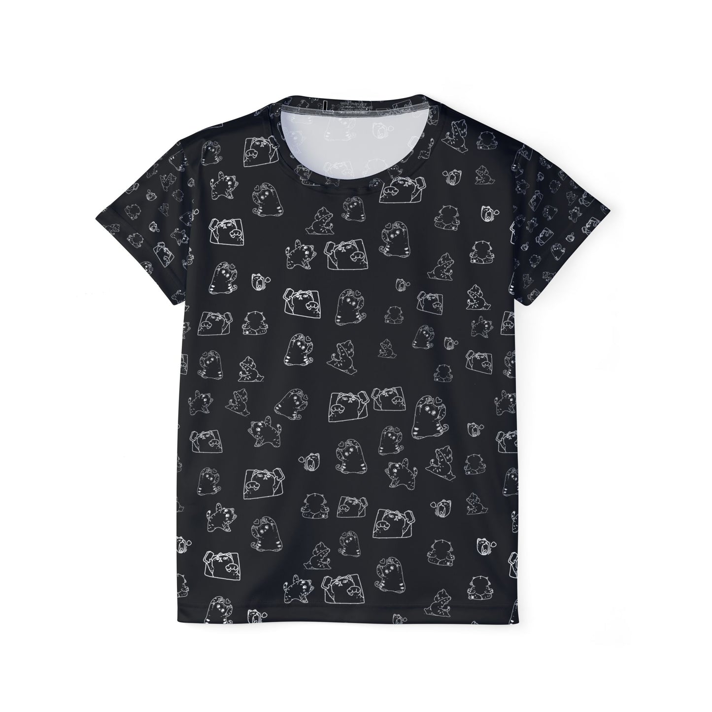 Women’s Sports Jersey — cute cat  Pattern All-Over Print