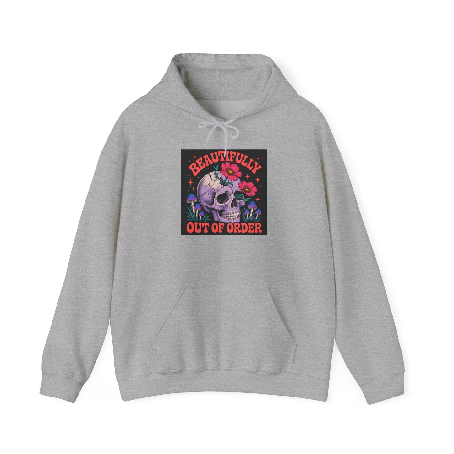 Darkwave Band Hoodie — 'Dead Quiet' Retro Goth Graphic Pullover
