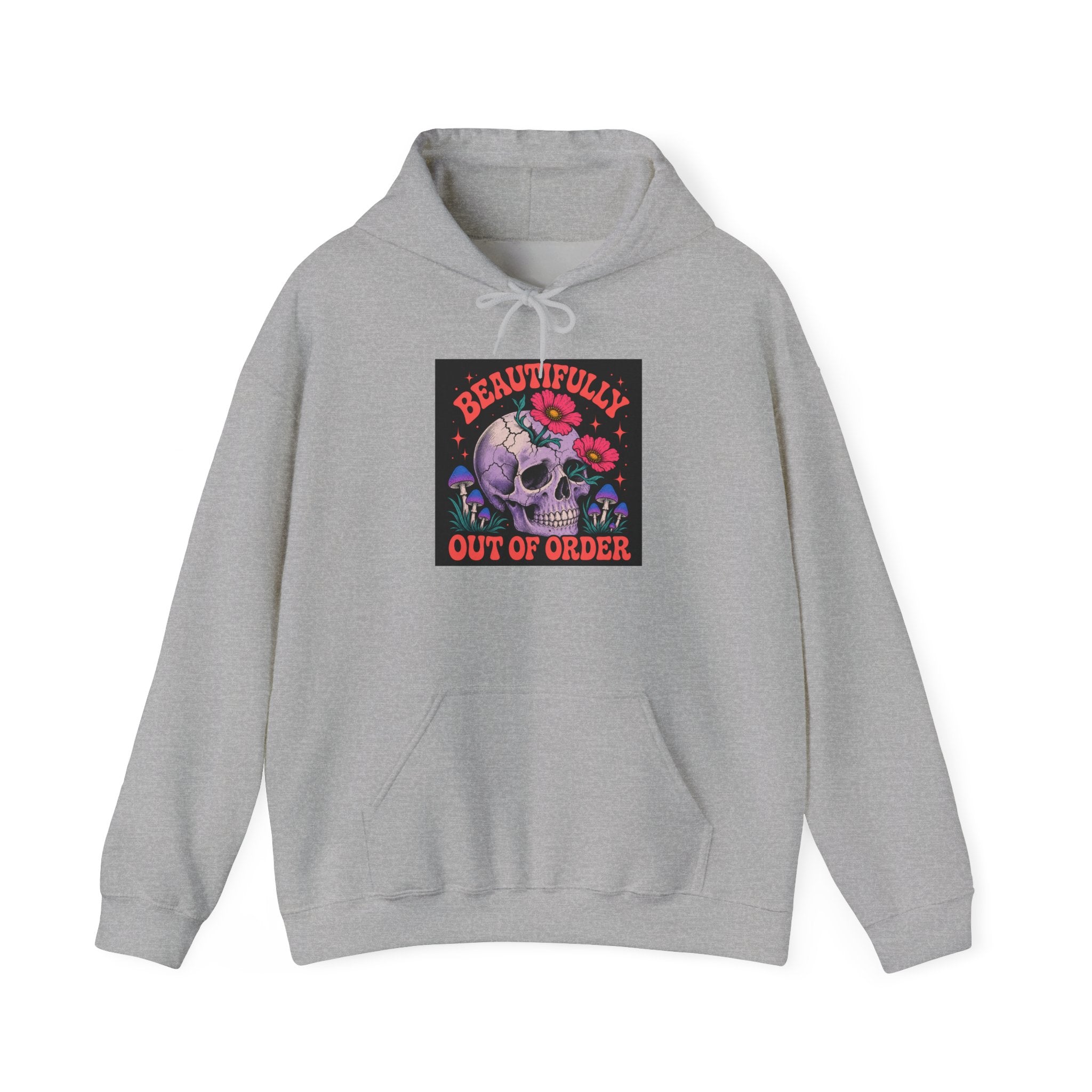 Darkwave Band Hoodie — 'Dead Quiet' Retro Goth Graphic Pullover