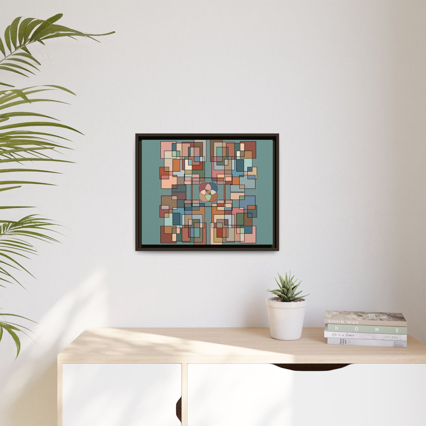 Matte Canvas, Framed (Multi-color)
