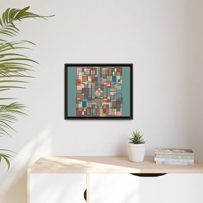 Matte Canvas, Framed (Multi-color)
