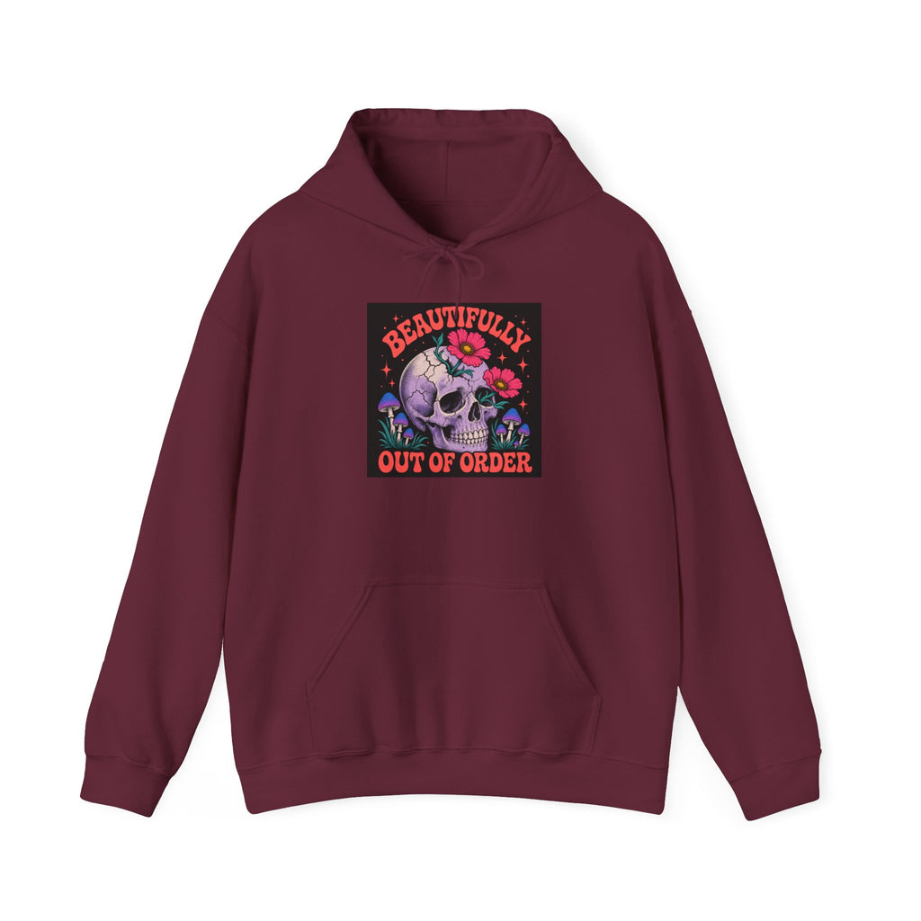 Darkwave Band Hoodie — 'Dead Quiet' Retro Goth Graphic Pullover