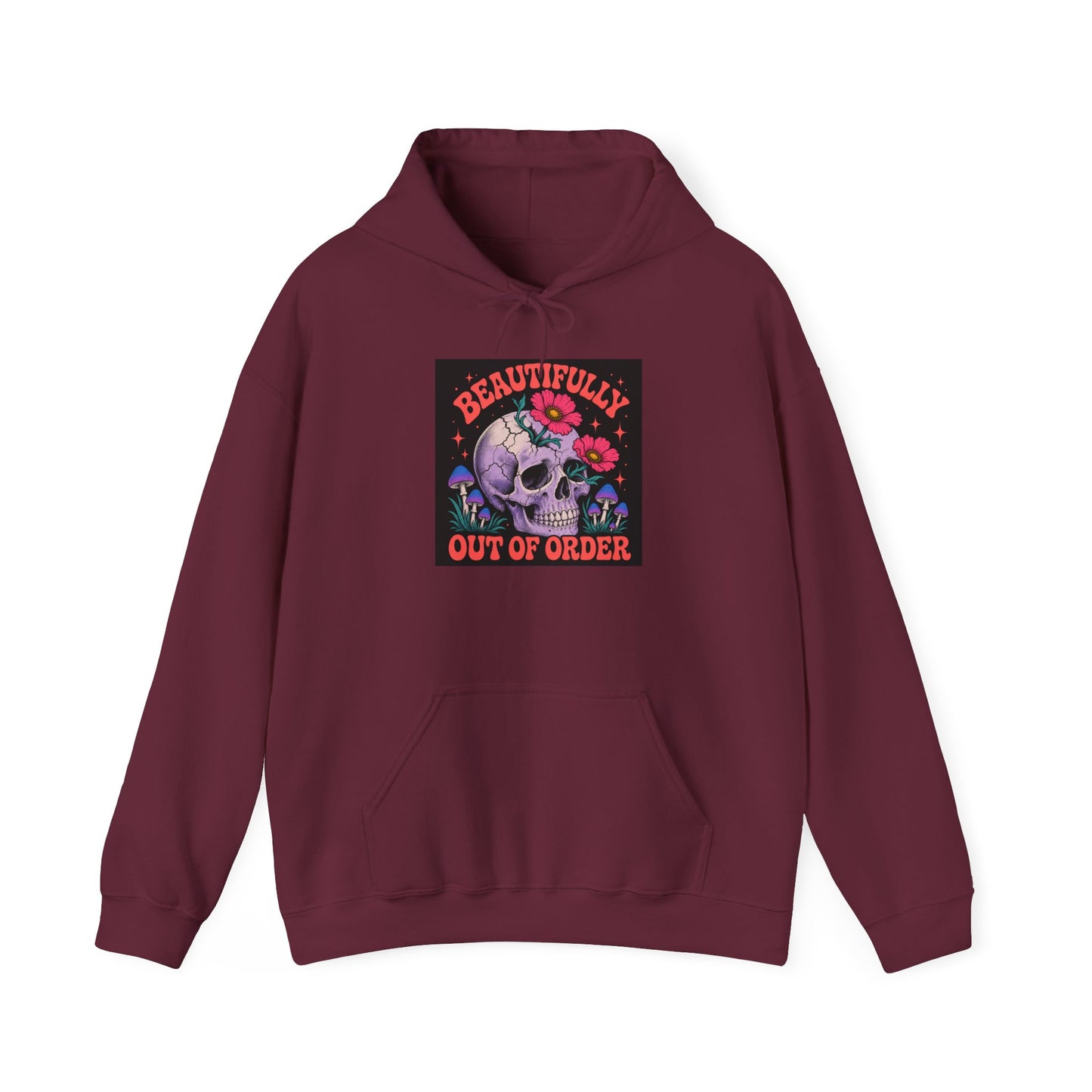 Darkwave Band Hoodie — 'Dead Quiet' Retro Goth Graphic Pullover