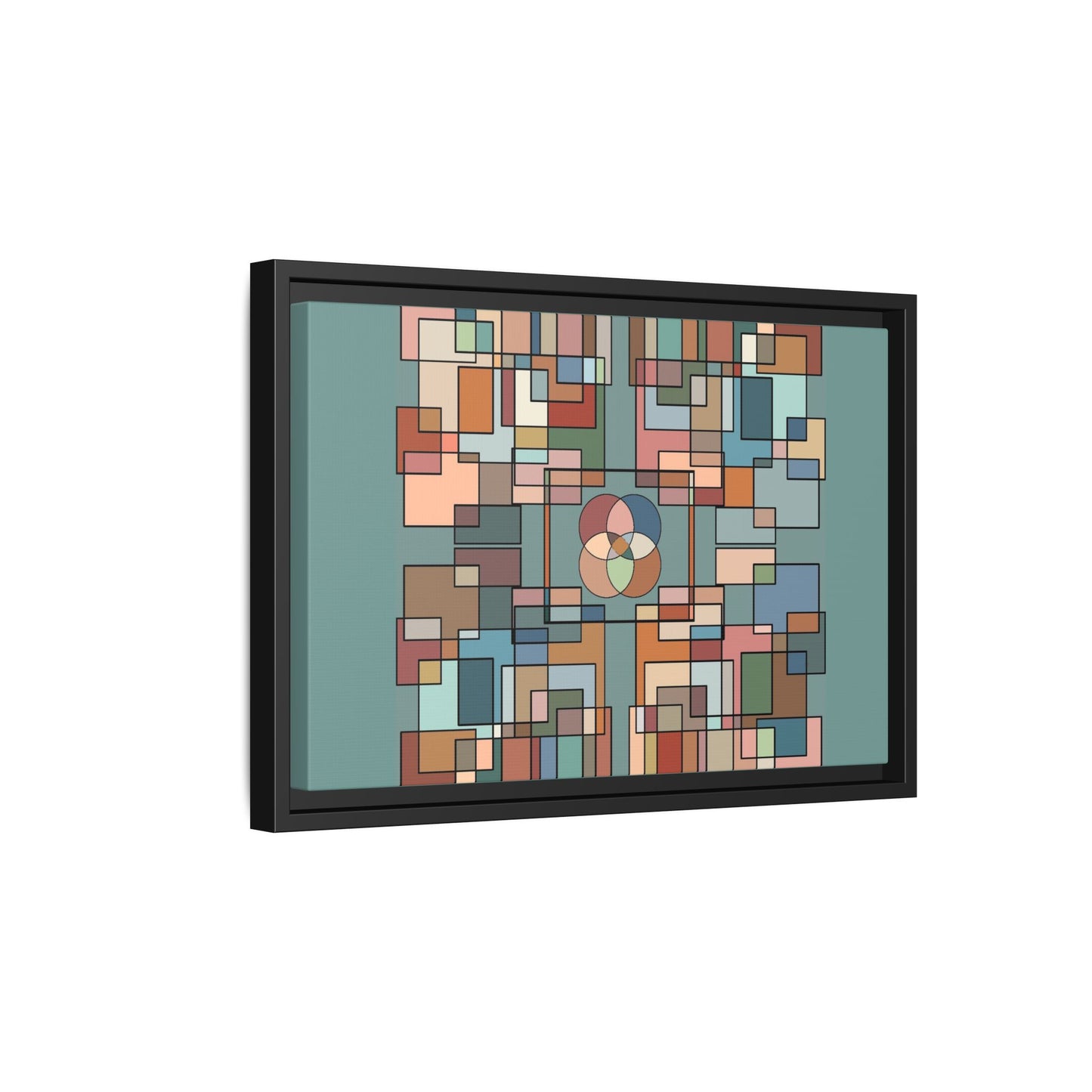 Matte Canvas, Framed (Multi-color)