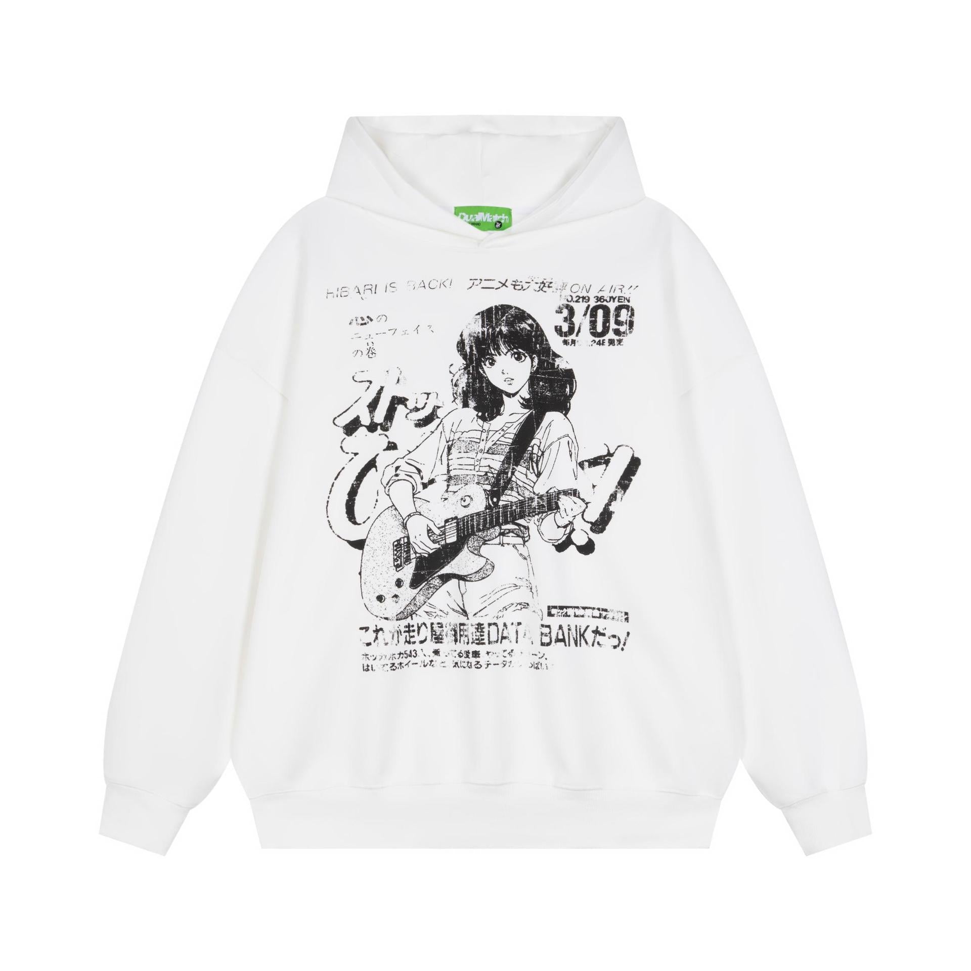 Vintage anime Girls' Hoodie Loose Hoodie