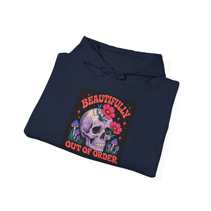 Darkwave Band Hoodie — 'Dead Quiet' Retro Goth Graphic Pullover