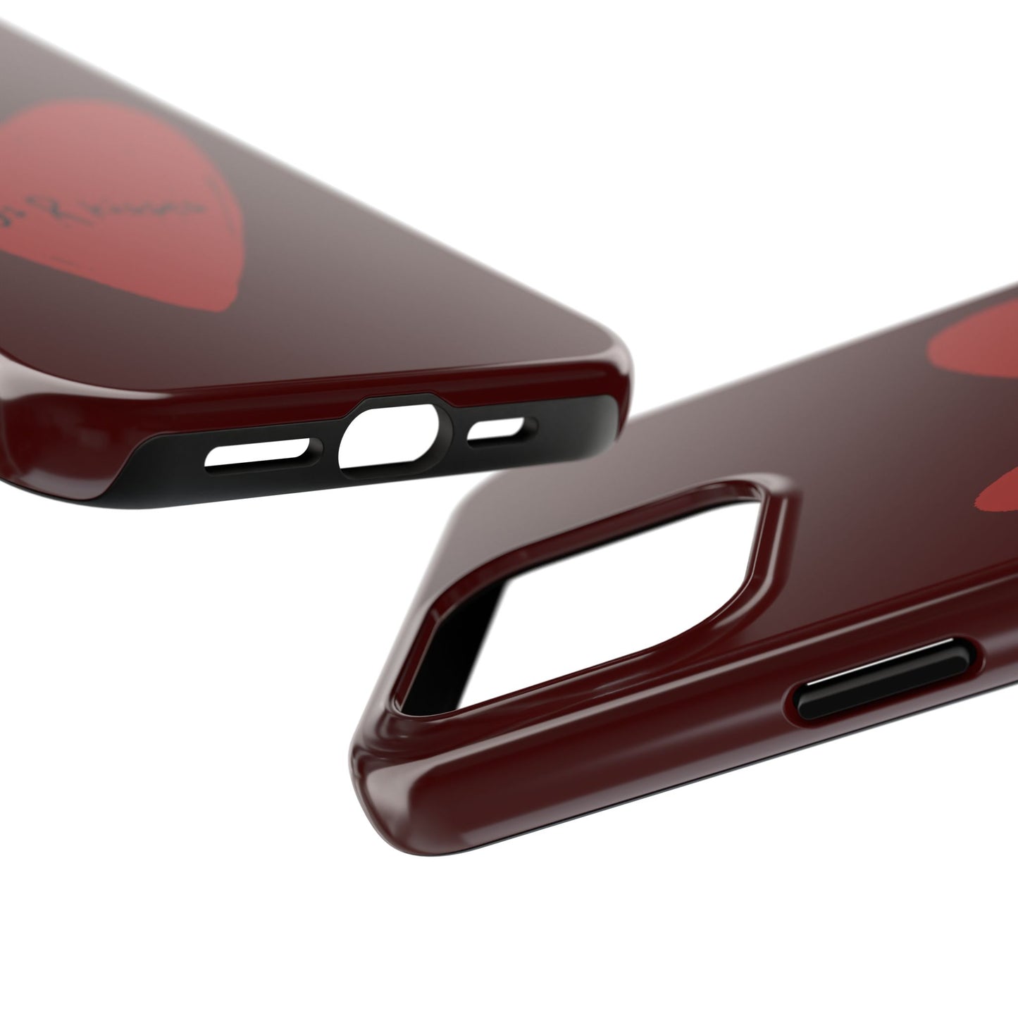 Hugs & Kisses Heart Tough Phone Case