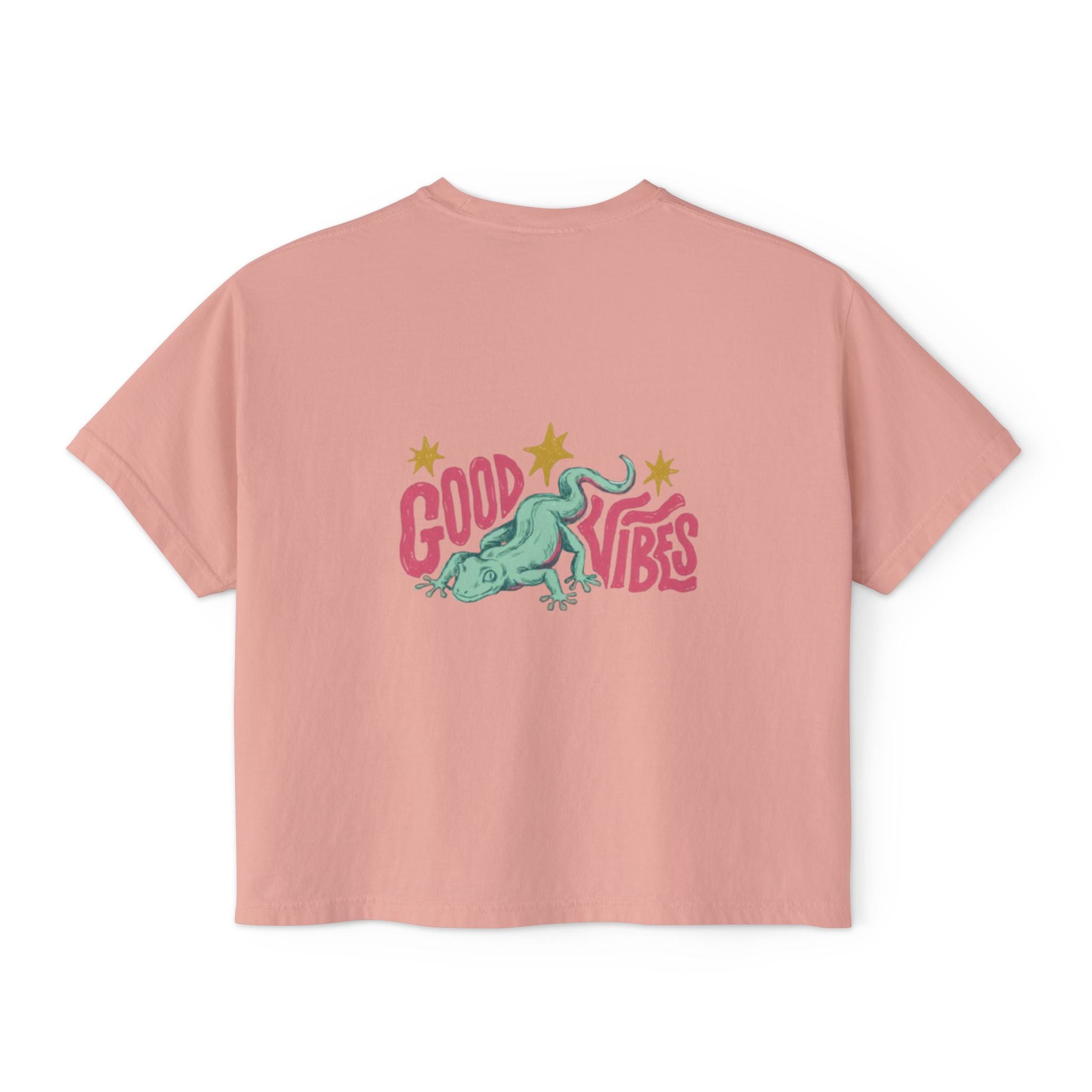 Halloween Pumpkin Ghost Floral Boxy Tee