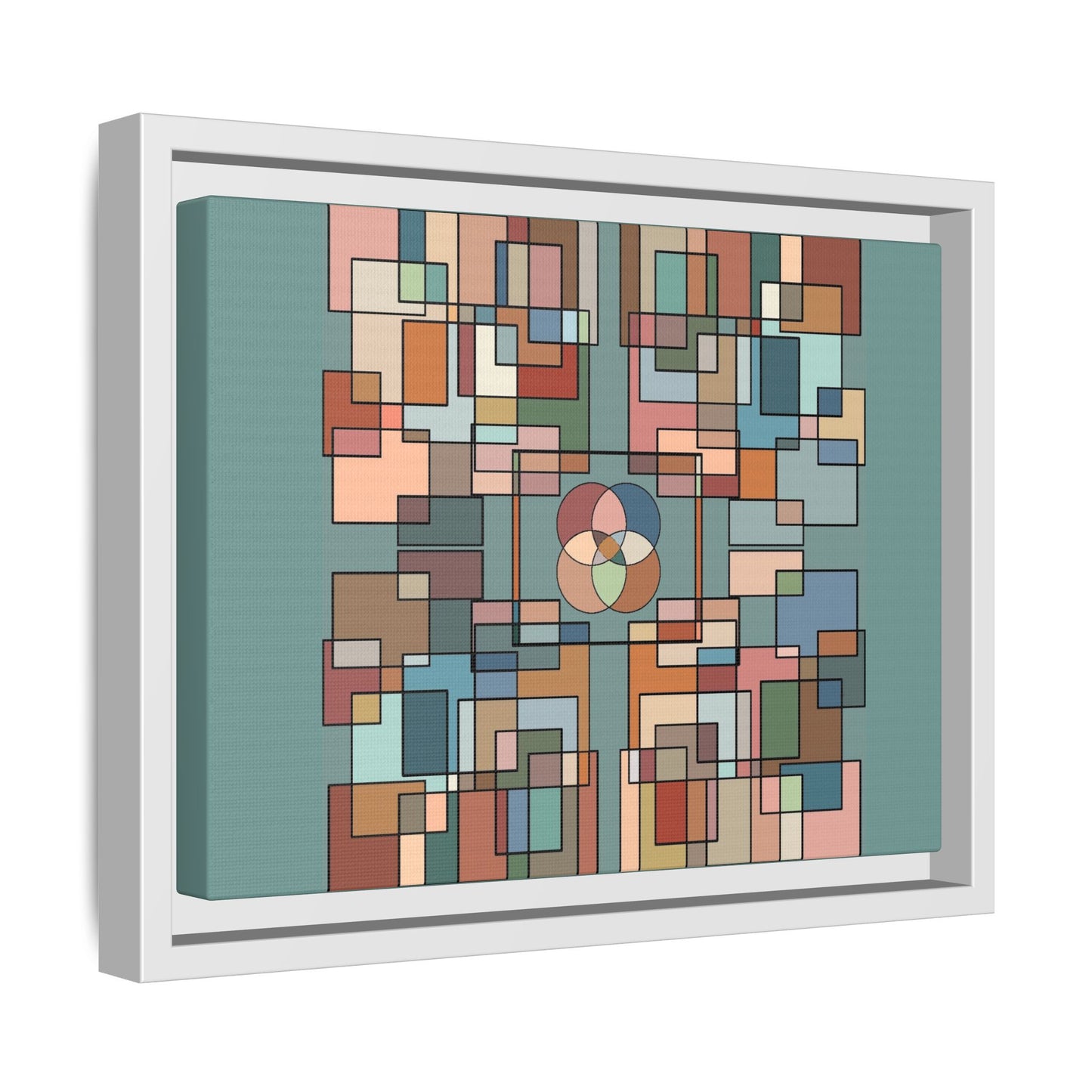 Matte Canvas, Framed (Multi-color)