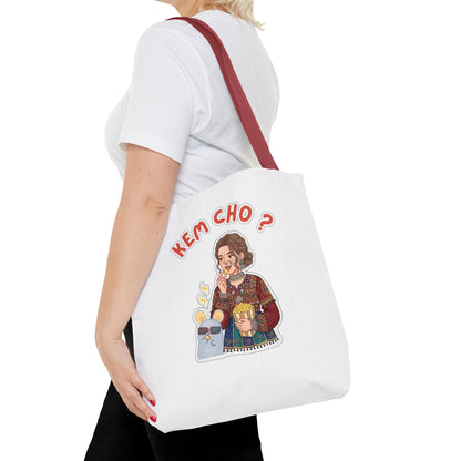 Tote Bag — 'Kem Cho?' Illustrative Gujarati Greeting Tote