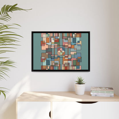 Matte Canvas, Framed (Multi-color)