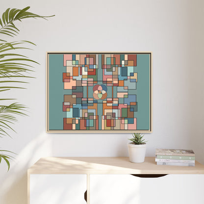 Matte Canvas, Framed (Multi-color)