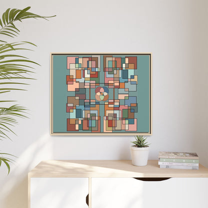 Matte Canvas, Framed (Multi-color)