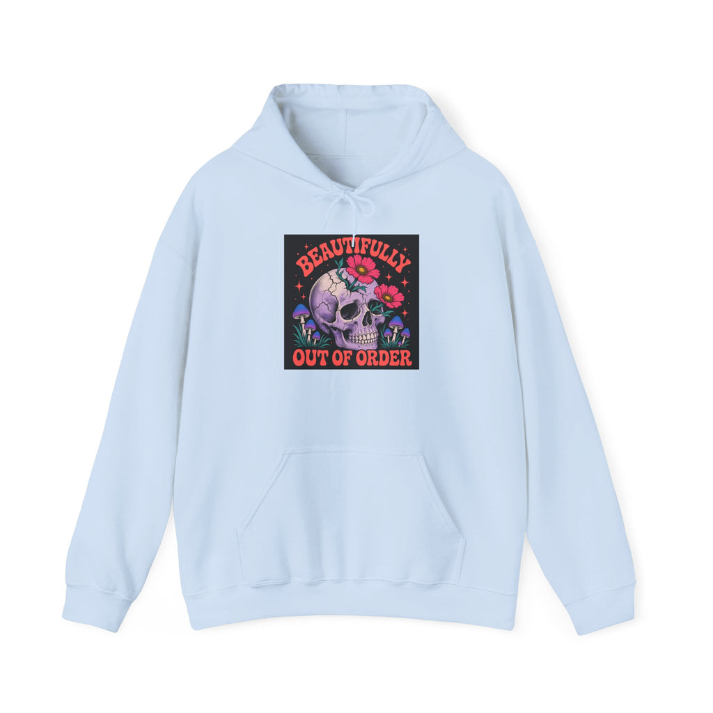 Darkwave Band Hoodie — 'Dead Quiet' Retro Goth Graphic Pullover