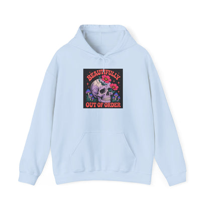 Darkwave Band Hoodie — 'Dead Quiet' Retro Goth Graphic Pullover