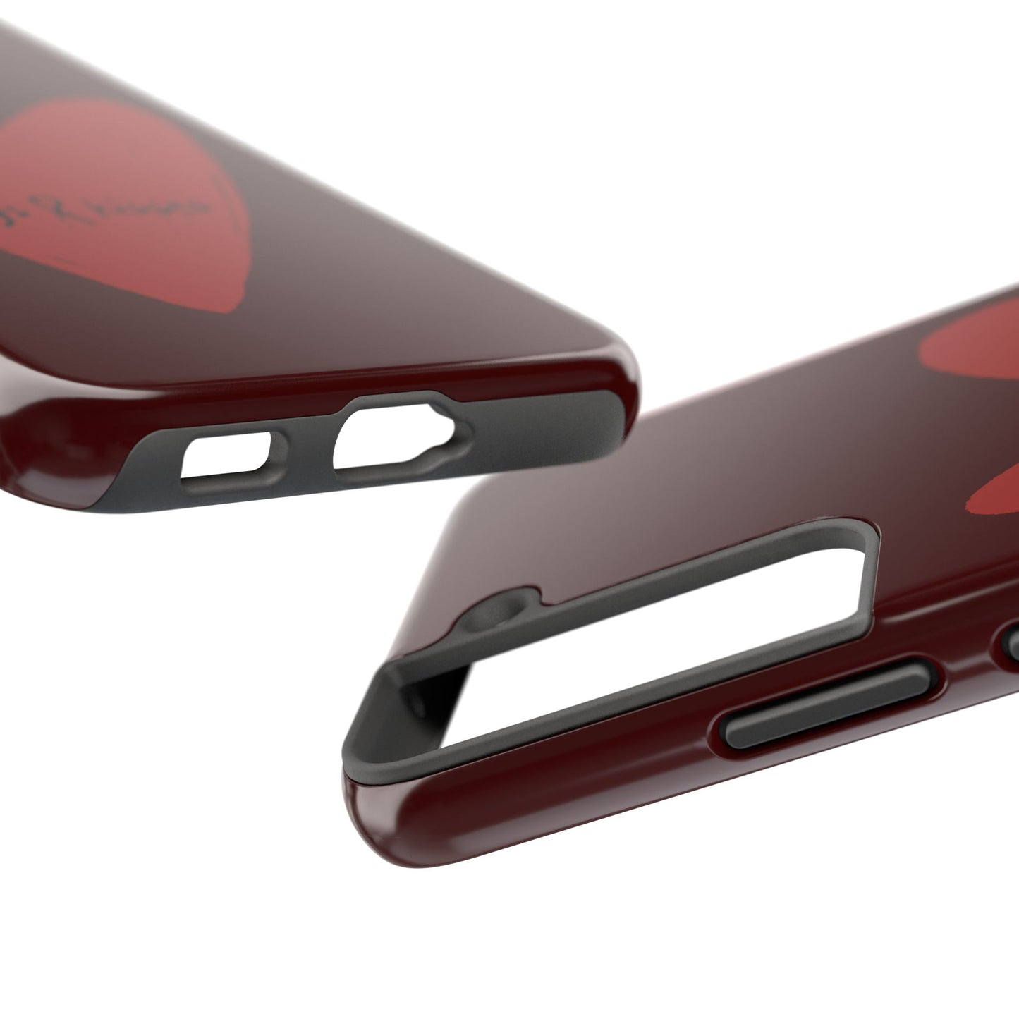 Hugs & Kisses Heart Tough Phone Case
