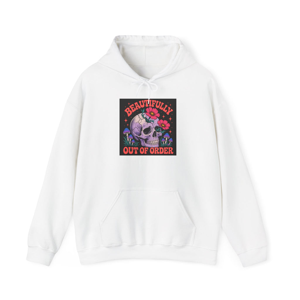 Darkwave Band Hoodie — 'Dead Quiet' Retro Goth Graphic Pullover