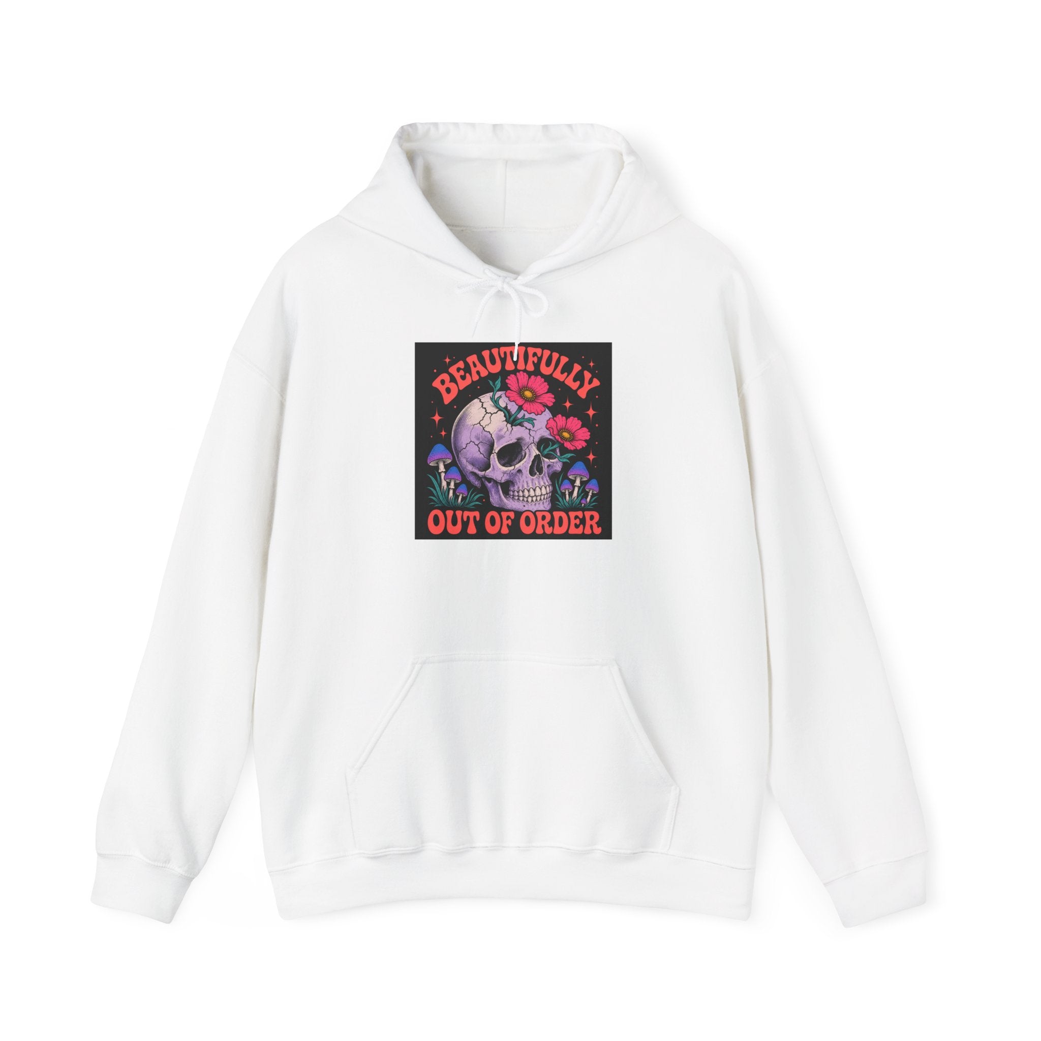 Darkwave Band Hoodie — 'Dead Quiet' Retro Goth Graphic Pullover