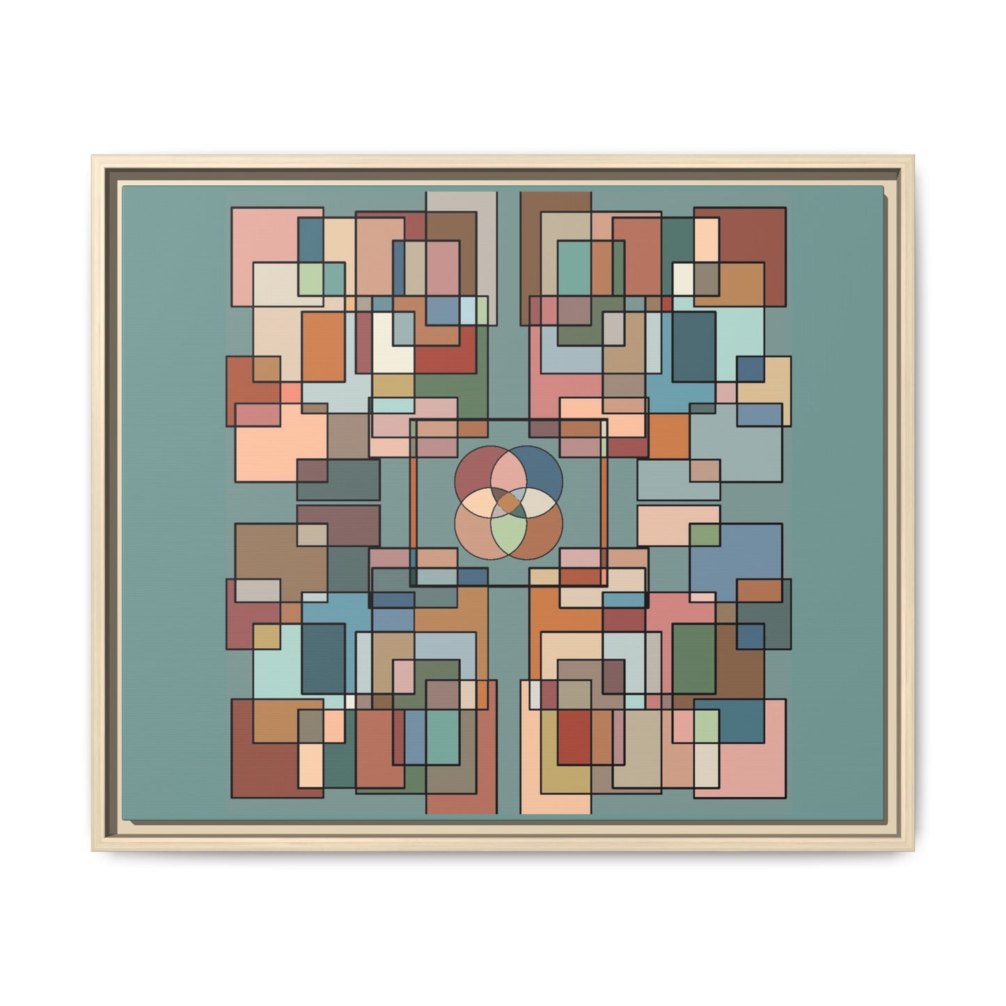 Matte Canvas, Framed (Multi-color)