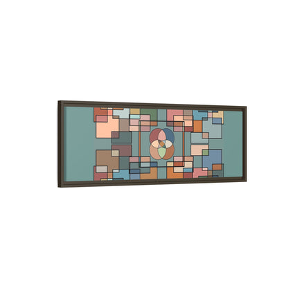 Matte Canvas, Framed (Multi-color)