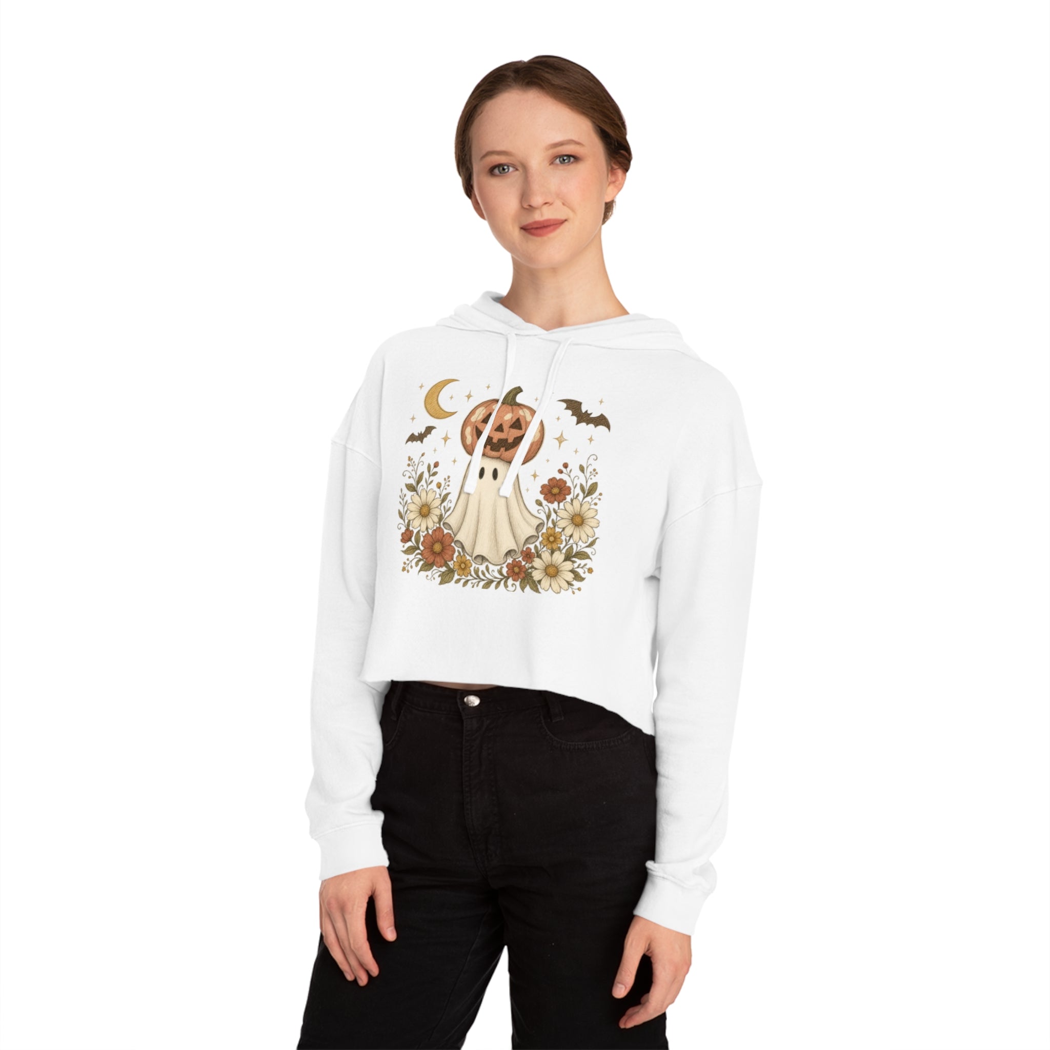 Copy of Fight Like a Cat Cropped Hoodie — Breast Cancer Awareness Women’s Sweatshirt
