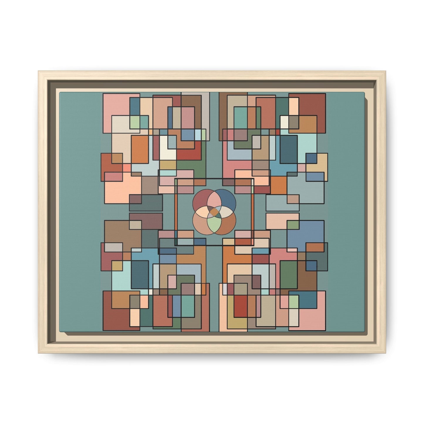 Matte Canvas, Framed (Multi-color)