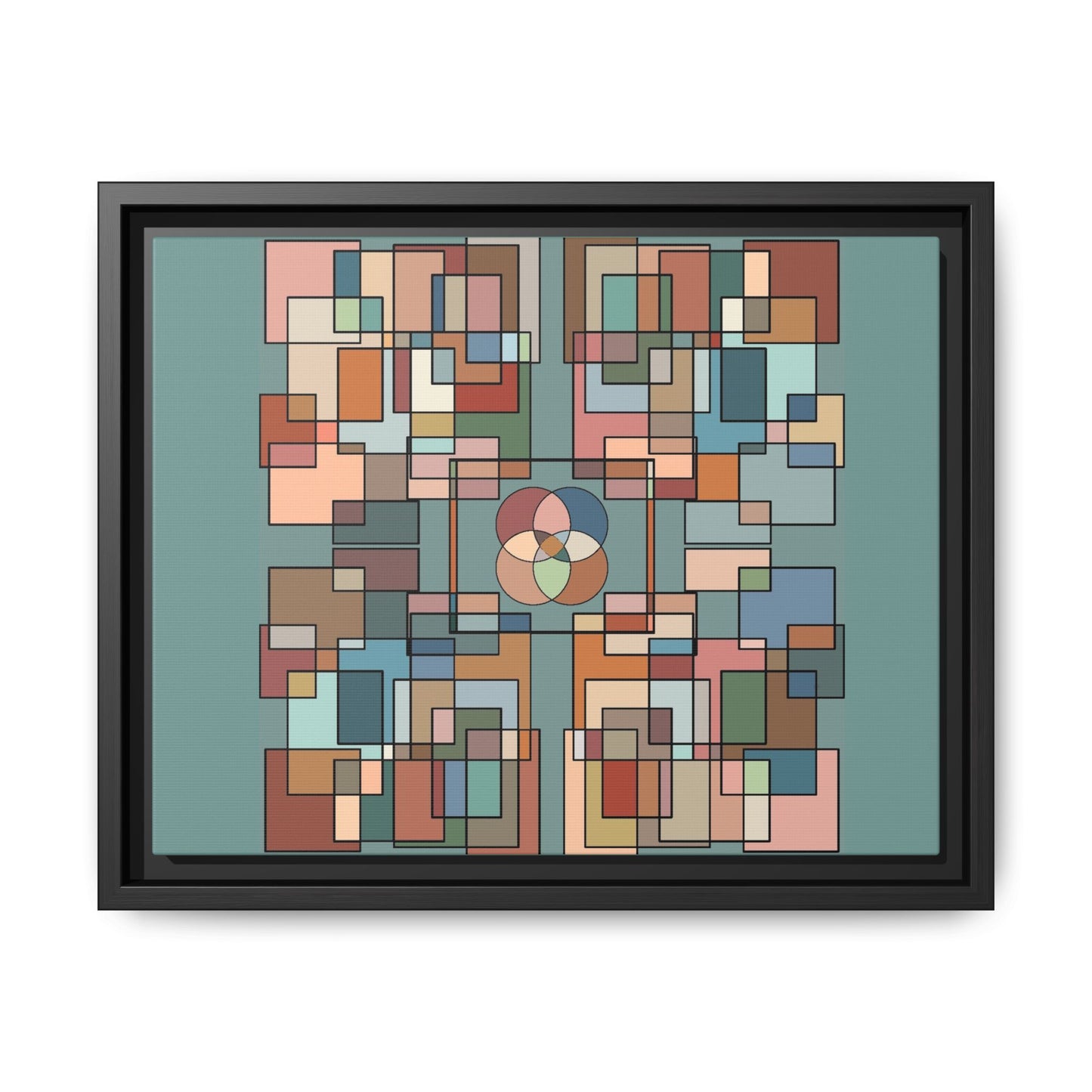Matte Canvas, Framed (Multi-color)