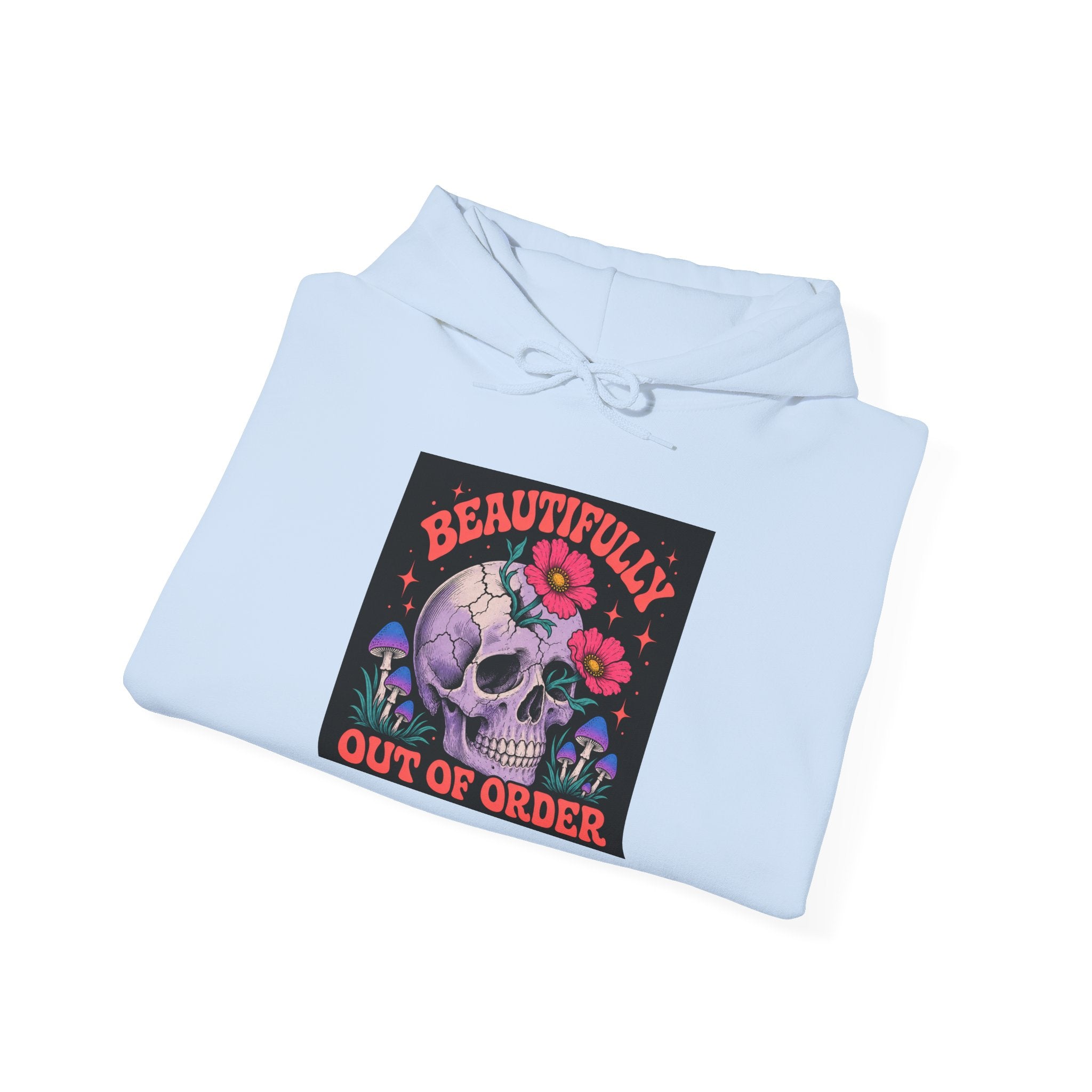 Darkwave Band Hoodie — 'Dead Quiet' Retro Goth Graphic Pullover