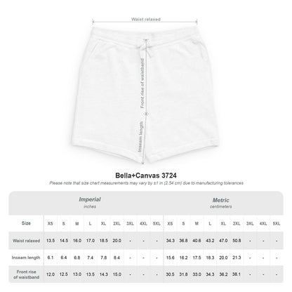 Cozy 'Tea Time' Graphic Sweatshorts — Cute Kawaii Tea Character Lounge Shorts