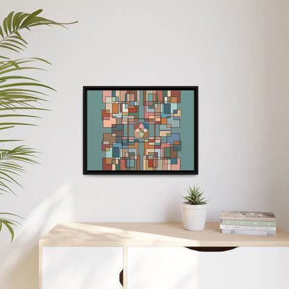 Matte Canvas, Framed (Multi-color)