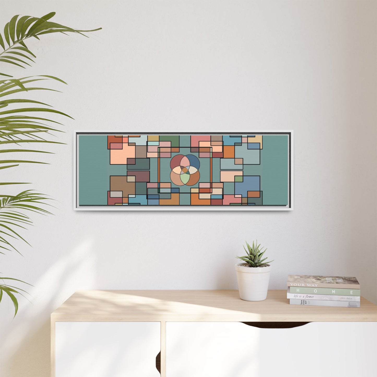Matte Canvas, Framed (Multi-color)
