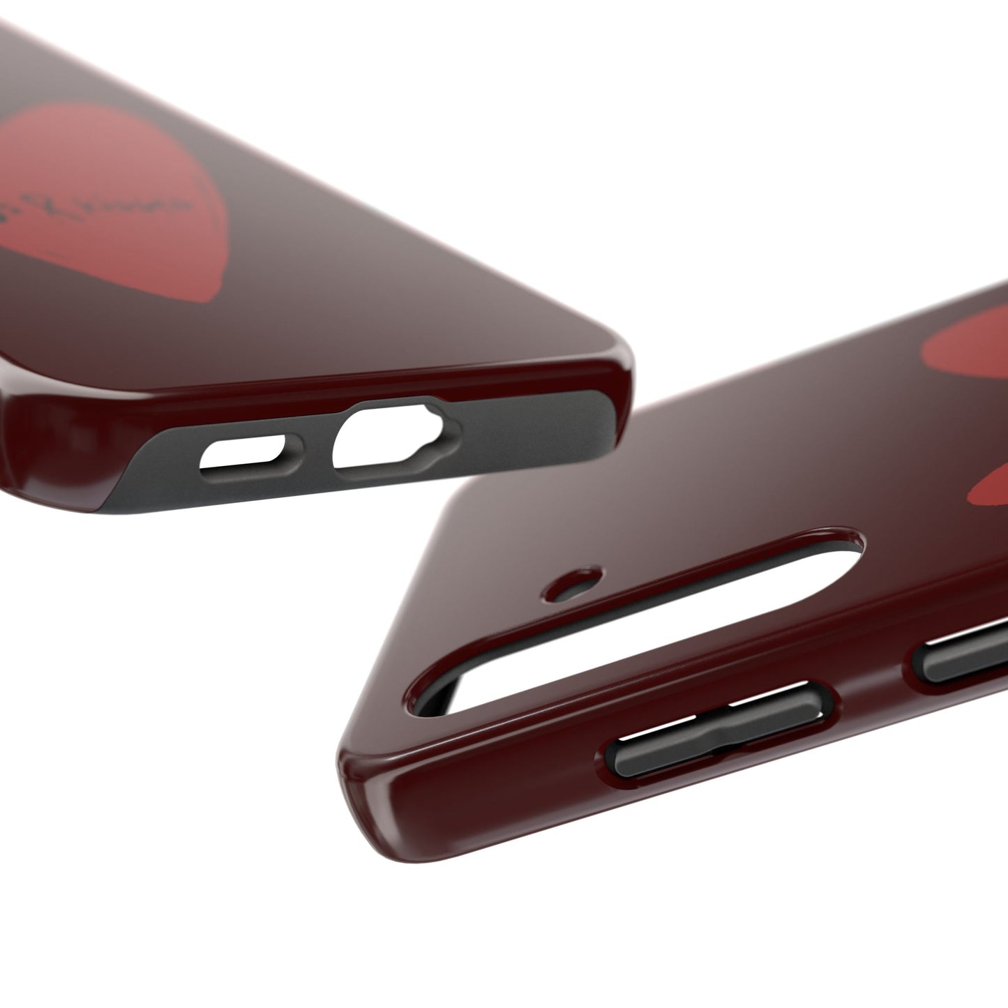 Hugs & Kisses Heart Tough Phone Case