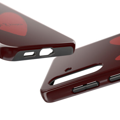 Hugs & Kisses Heart Tough Phone Case