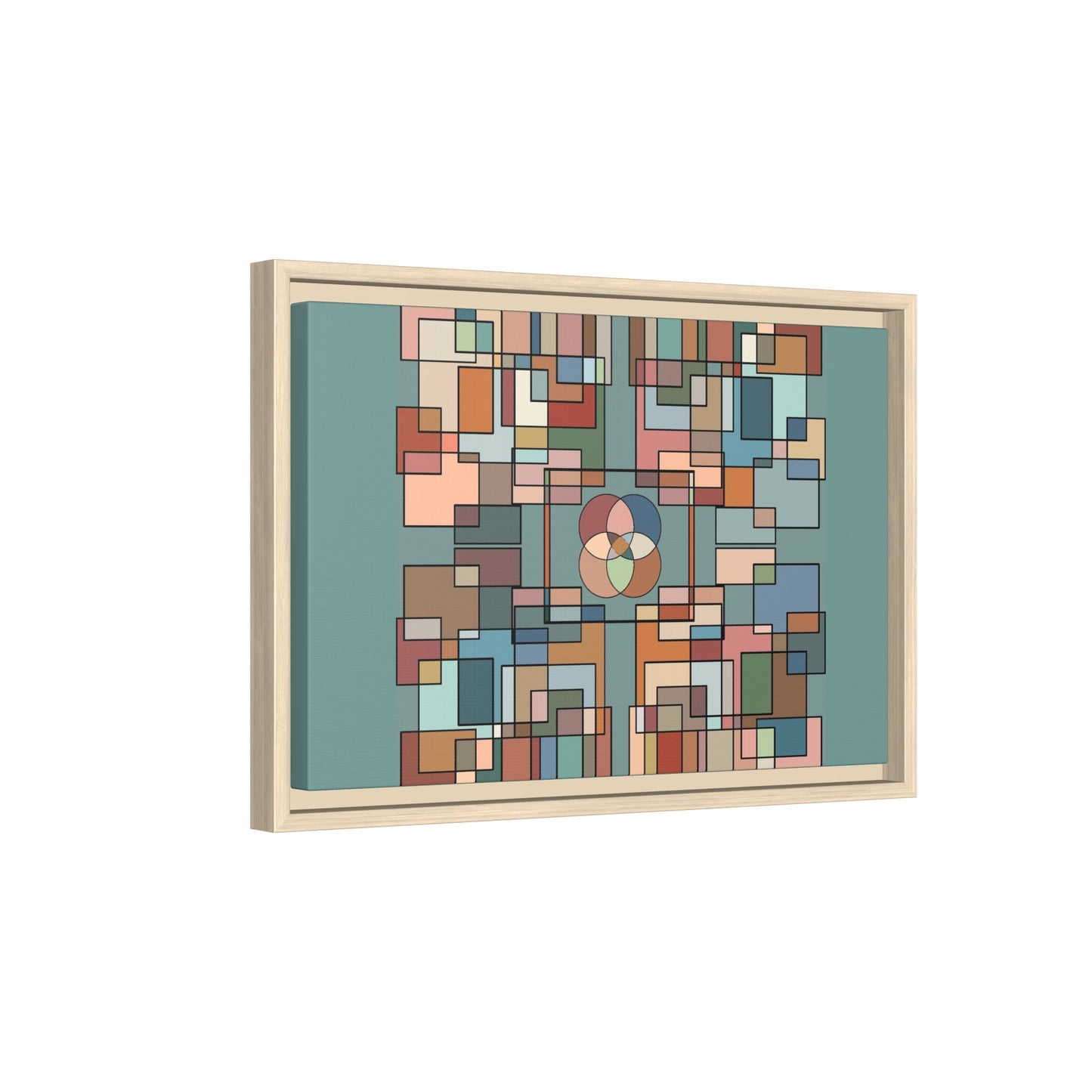 Matte Canvas, Framed (Multi-color)
