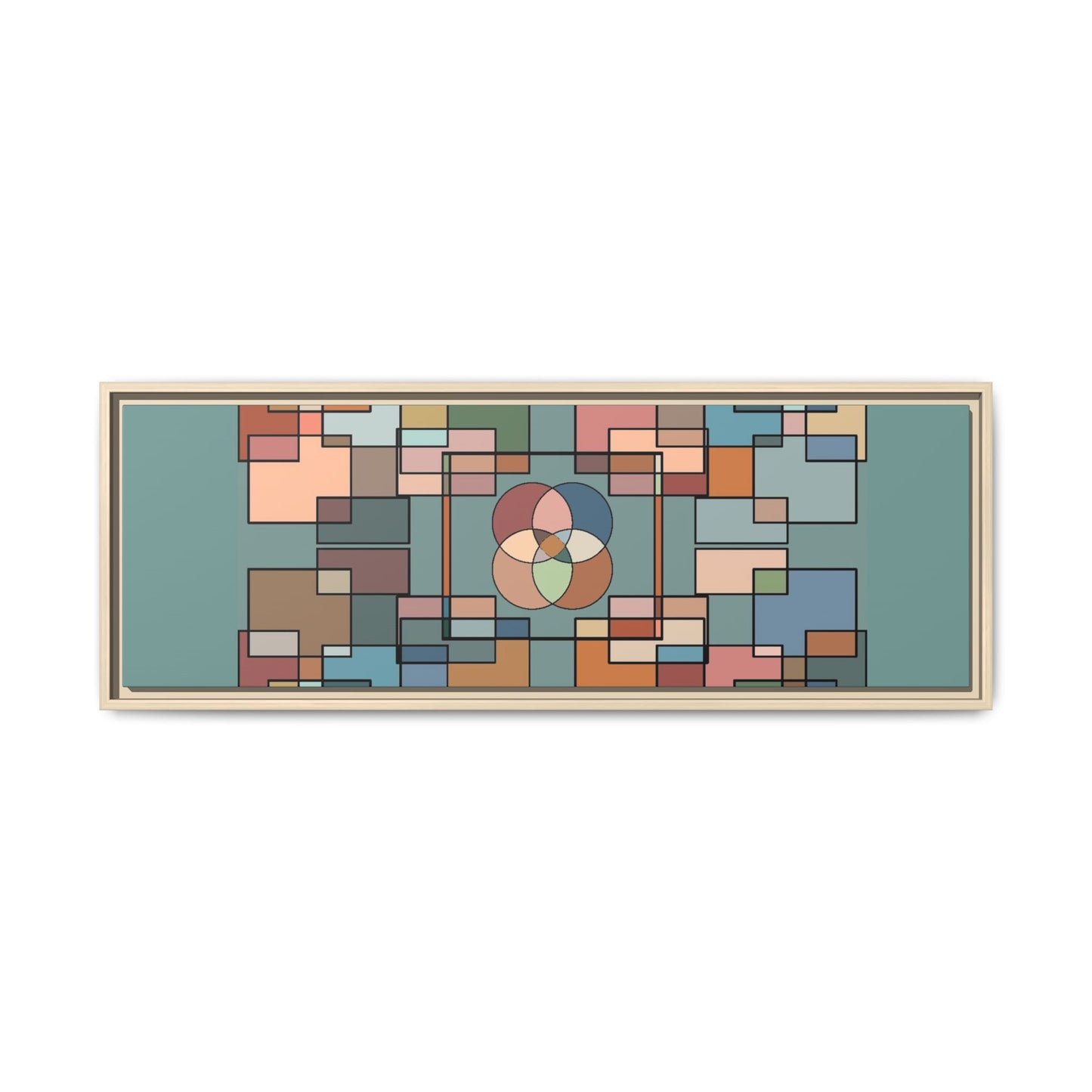 Matte Canvas, Framed (Multi-color)