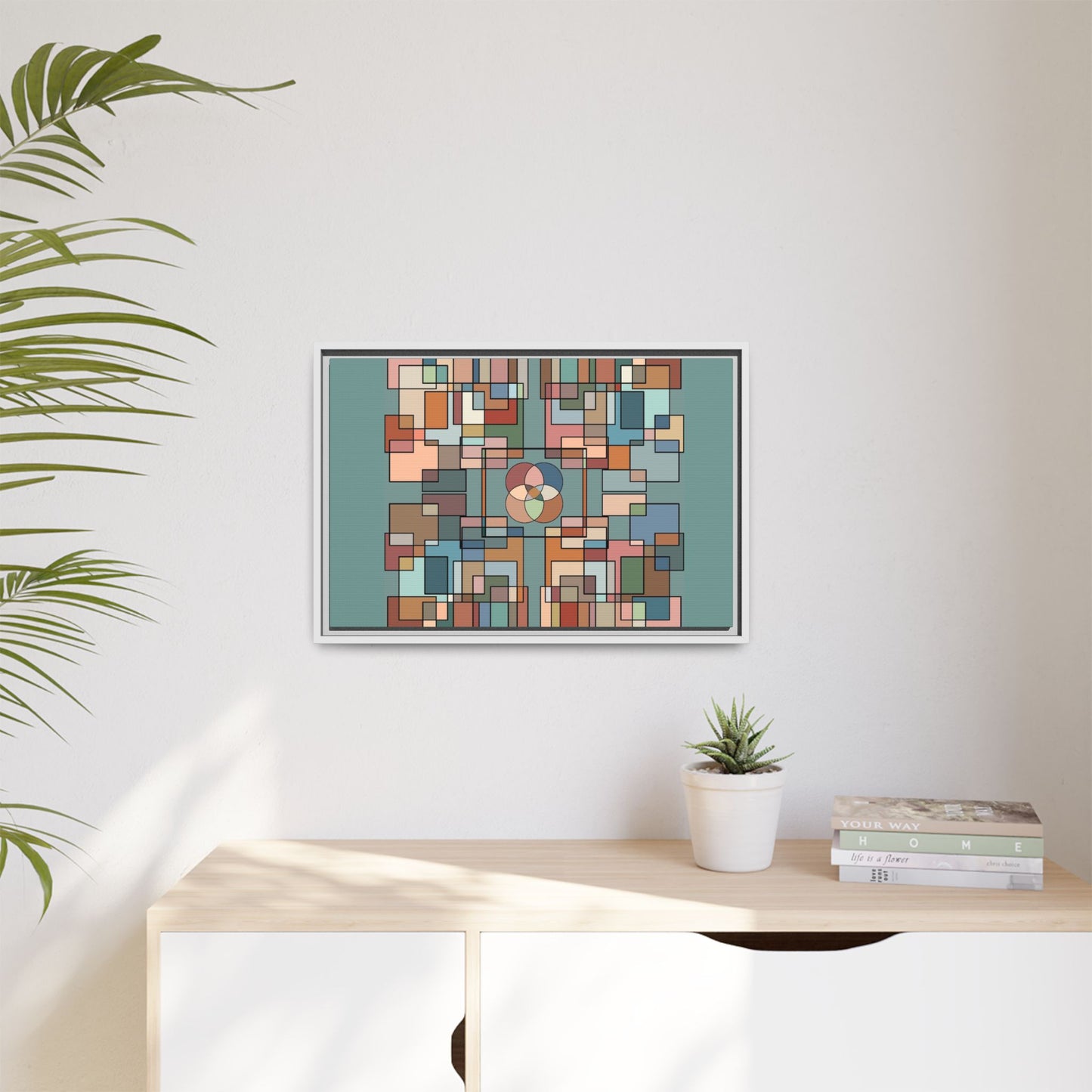 Matte Canvas, Framed (Multi-color)