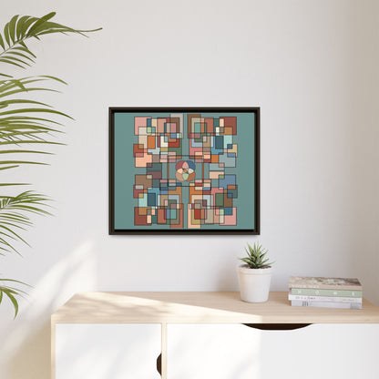 Matte Canvas, Framed (Multi-color)